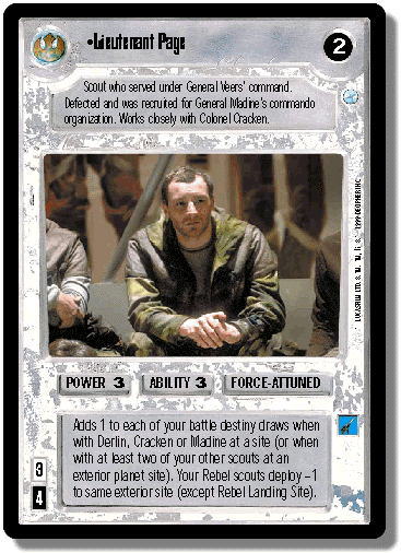 lieutenant-page