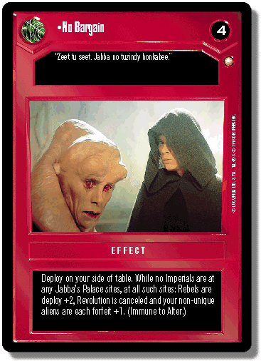 no-bargain